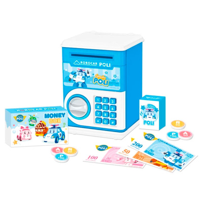 Игровой набор Мини сейф-копилка Robocar Poli HX-820 1